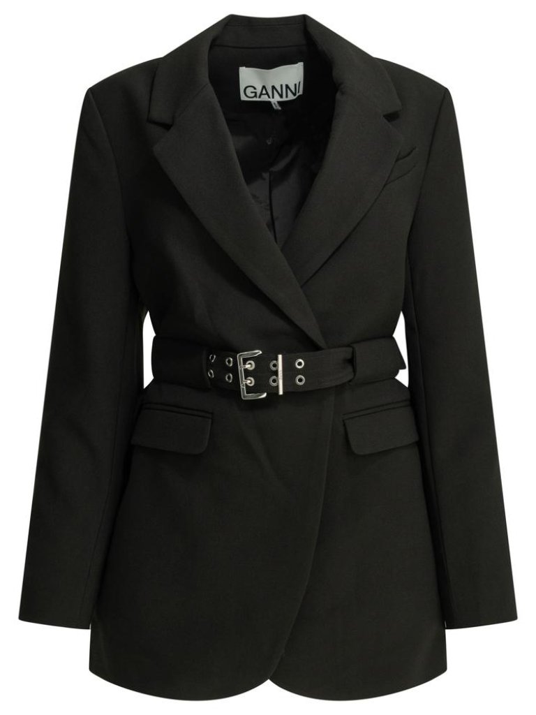 Ganni Crepe Blazer Tag Size 36 Women